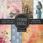 Ephemera Vintage Scrapbook Paper Pad 8x8 Scrapbooking Kit for Papercrafts, Cardmaking, DIY Crafts, Old Retro Theme, Decoupage Designs Cover Image